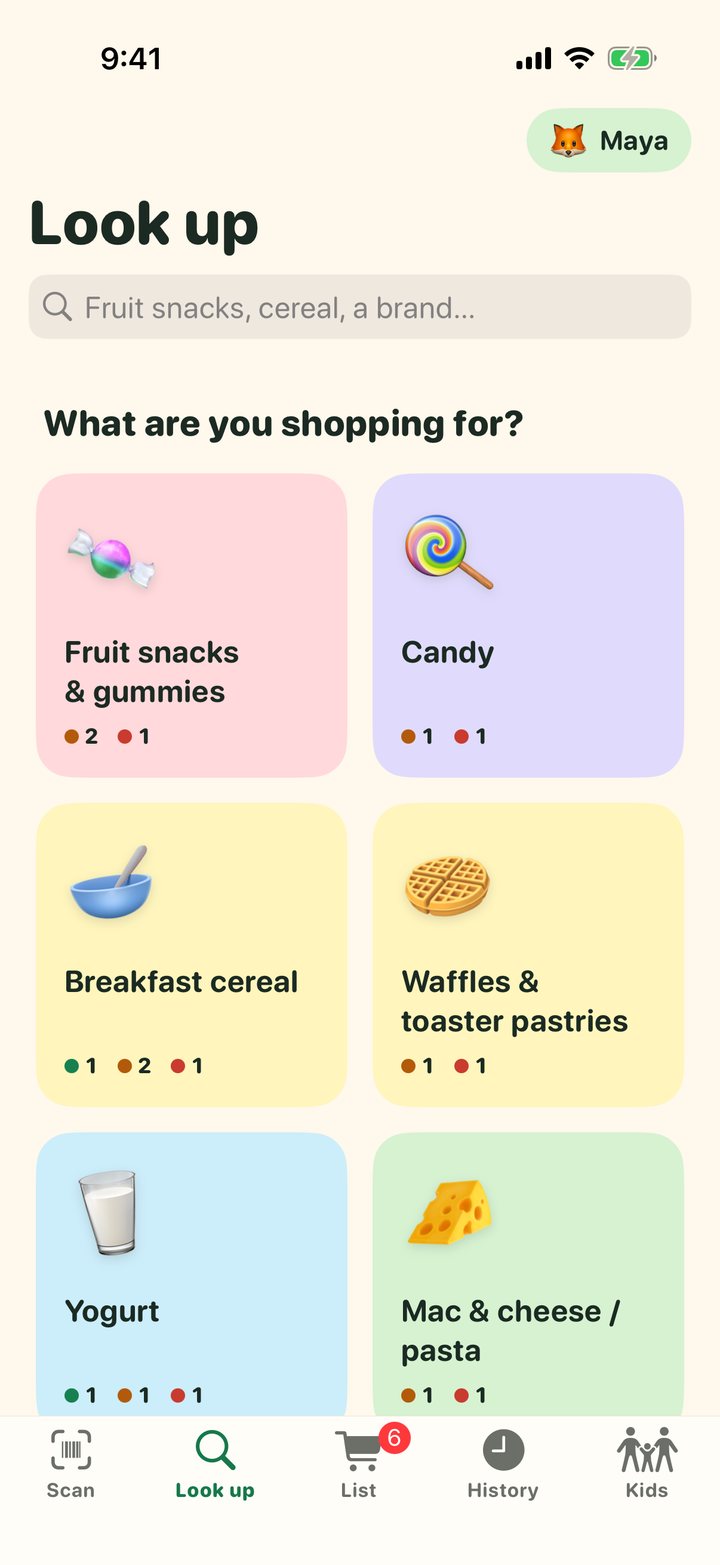 Browse by aisle